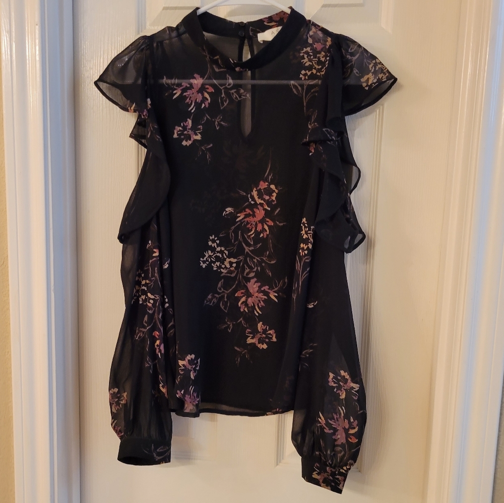 ASTR Cold Shoulder Blouse